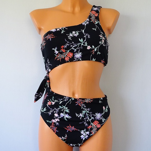 Bar III Other - Bar III 1 Piece Forest Floral Cutout Swimsuit NWT
